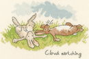 Borduurpakket Anita Jeram - Cloud Watching (op=op)