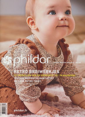Phildar nr 703 2020-2021 Retro breiwerkjes van 0-18 maanden