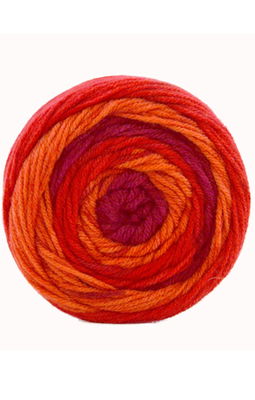 Lammy Yarns Crazy Colours 428 oranje op=op uit collectie 
