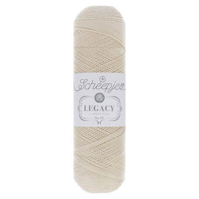 Scheepjes Legacy glanskatoen 1735 nr.10 089 Off White