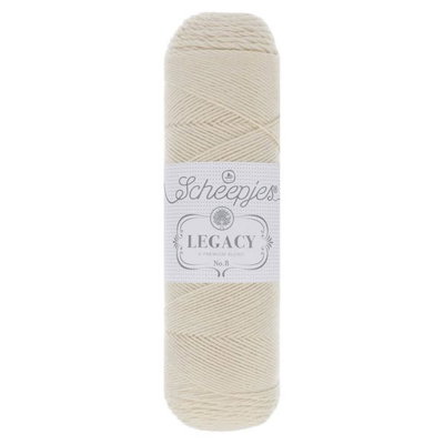 Scheepjes Legacy katoen 1734 nr.08 089 Off White op=op uit collectie 