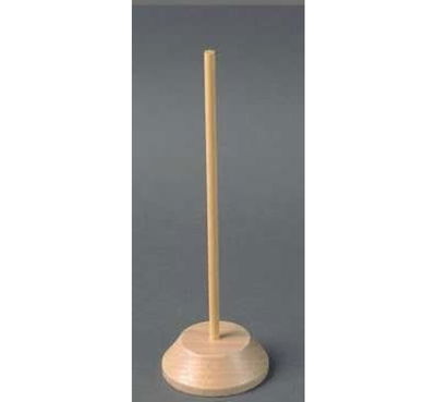 Poppenstandaard hout 18,5 cm hoog op=op 