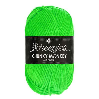 Scheepjes Chunky Monkey 1259 Neon Green