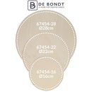 Tasbodem rond 16 cm hout