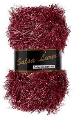 Lammy Yarns Salsa Lurex 06 rood op=op uit collectie 