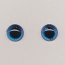 Ogen 10 mm blauw met twinkel (5 paar)