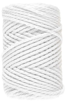 Lammy Yarns - Macrame 8 - 005 wit