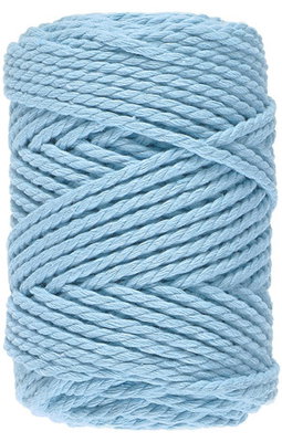 Lammy Yarns - Macrame 8 - 062 licht aqua blauw op=op uit collectie 