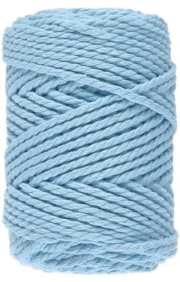 Lammy Yarns - Macrame 8 - 062 licht aqua blauw