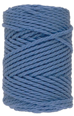 Lammy Yarns - Macrame 8 - 040 blauw op=op uit collectie 