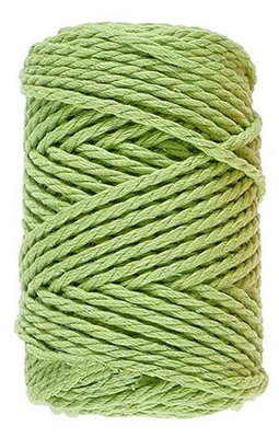 Lammy Yarns - Macrame 8 - 071 fris linde groen op=op uit collectie 
