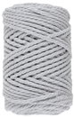 Lammy Yarns - Macrame 8 - 003 licht grijs (op=op uit collectie)