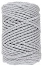 Lammy Yarns - Macrame 8 - 003 licht grijs