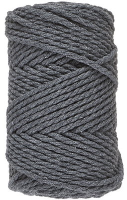 Lammy Yarns - Macrame 8 - 038 grijs op=op uit collectie 