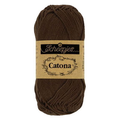 Scheepjes Catona 162 Black Coffee 10 gram 