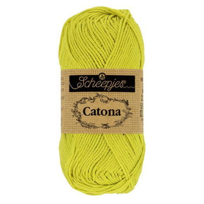 Scheepjes Catona 245 Green Yellow 10 gram 