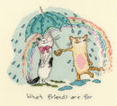 Borduurpakket Anita Jeram - What friend are for