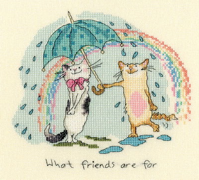 Borduurpakket Anita Jeram - What friends are for