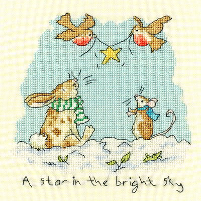 Borduurpakket Anita Jeram - A Star in the Bright Sky op=op 