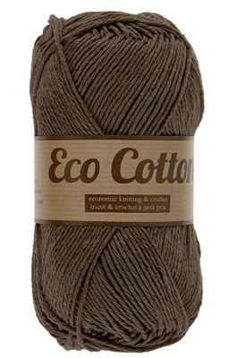 Lammy Yarns Eco Cotton 112 bruin op=op uit collectie 