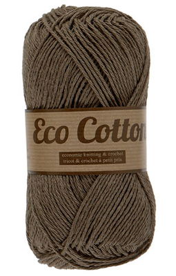 Lammy Yarns Eco Cotton 110 bruin op=op uit collectie 