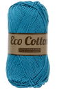 Lammy Yarns Eco Cotton 457 blauw aqua (op=op uit collectie)