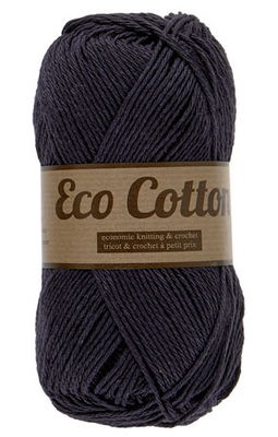 Lammy Yarns Eco Cotton 892 blauw donker op=op uit collectie 
