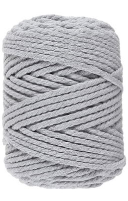 Lammy Yarns - Macrame 10 - 003 licht grijs