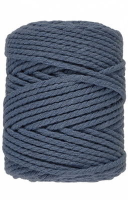 Lammy Yarns - Macrame 10 - 860 denim blauw
