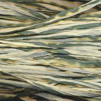 Adriafil Rafia 40 groen gemeleerd 50 gram op=op uit collectie 