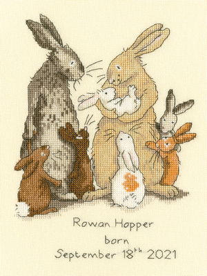 Borduurpakket Anita Jeram - Welcome to the Warren