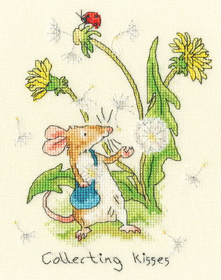 Borduurpakket Anita Jeram - Collecting Kisses