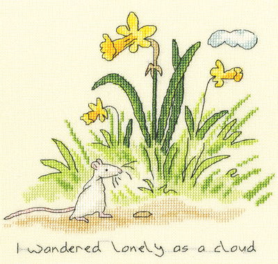 Borduurpakket Anita Jeram - Lonely as a Cloud
