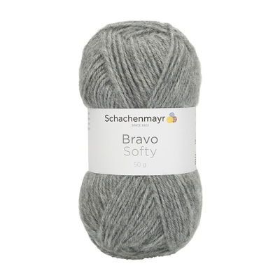 Schachenmayr Bravo Softy 8295 Grijs licht op=op uit collectie 