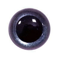 Ogen 8 mm blauw parel 2 paar 
