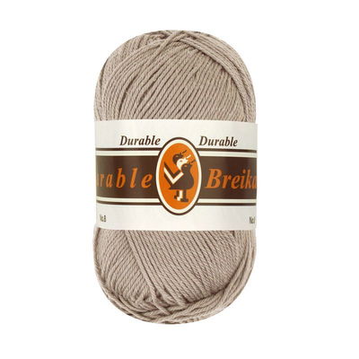 Durable Cotton 8 brei- en haakgaren 340 zand op=op uit collectie 