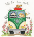 Borduurpakket vakantie - VW bus - Take the Slow Road