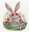 Borduurpakket dieren - Bebunni Footy Mad
