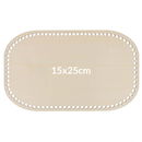 Tasbodem rechthoek 15 a 25 cm hout