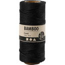 Bamboekoord 1 mm - 503483 zwart (65 meter)