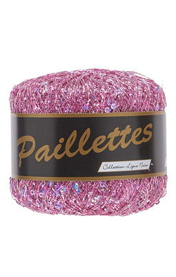 Lammy Yarns Paillettes 405 roze