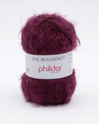 Phildar Phil Beaugency Grenat op=op uit collectie 