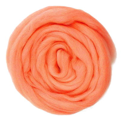 Merino lontwol 700 EU coral 50 gram 