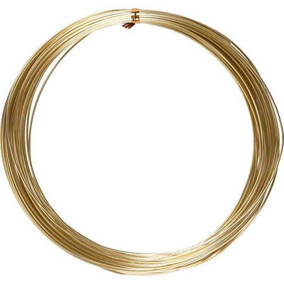 Ijzerdraad 1 mm - 518314 goud 16 meter 