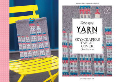Scheepjes Yarn after party no. 126 Skyscrapers tablet cover