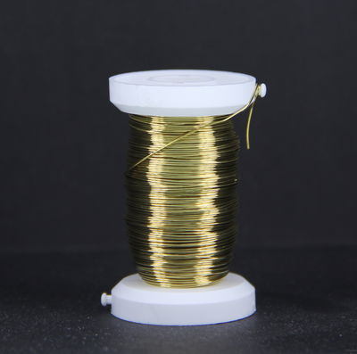 Sieradendraad 0,4 mm - messing goud 40 meter 