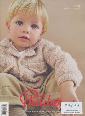 Phildar nr 202 Herfst winter 2021 - 2022 30 patronen voor kinderen 2-4 jaar