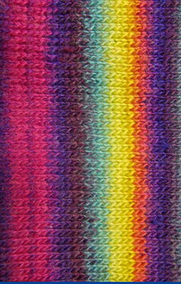 Lammy Yarns Rainbow 4 704 Paars geel roze
