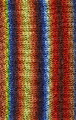 Lammy Yarns Rainbow 4 707 paars rood geel