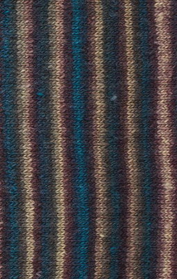 Lammy Yarns Rainbow 4 712 oud blauw bruin mix